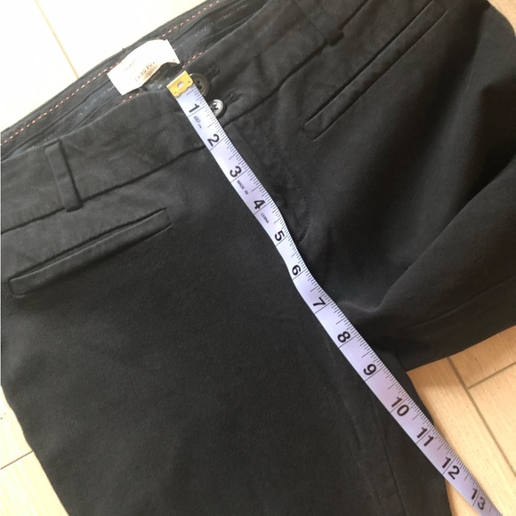 Anthropologie The Essential Slim Cropped Pants in Black - Picture 3 of 10